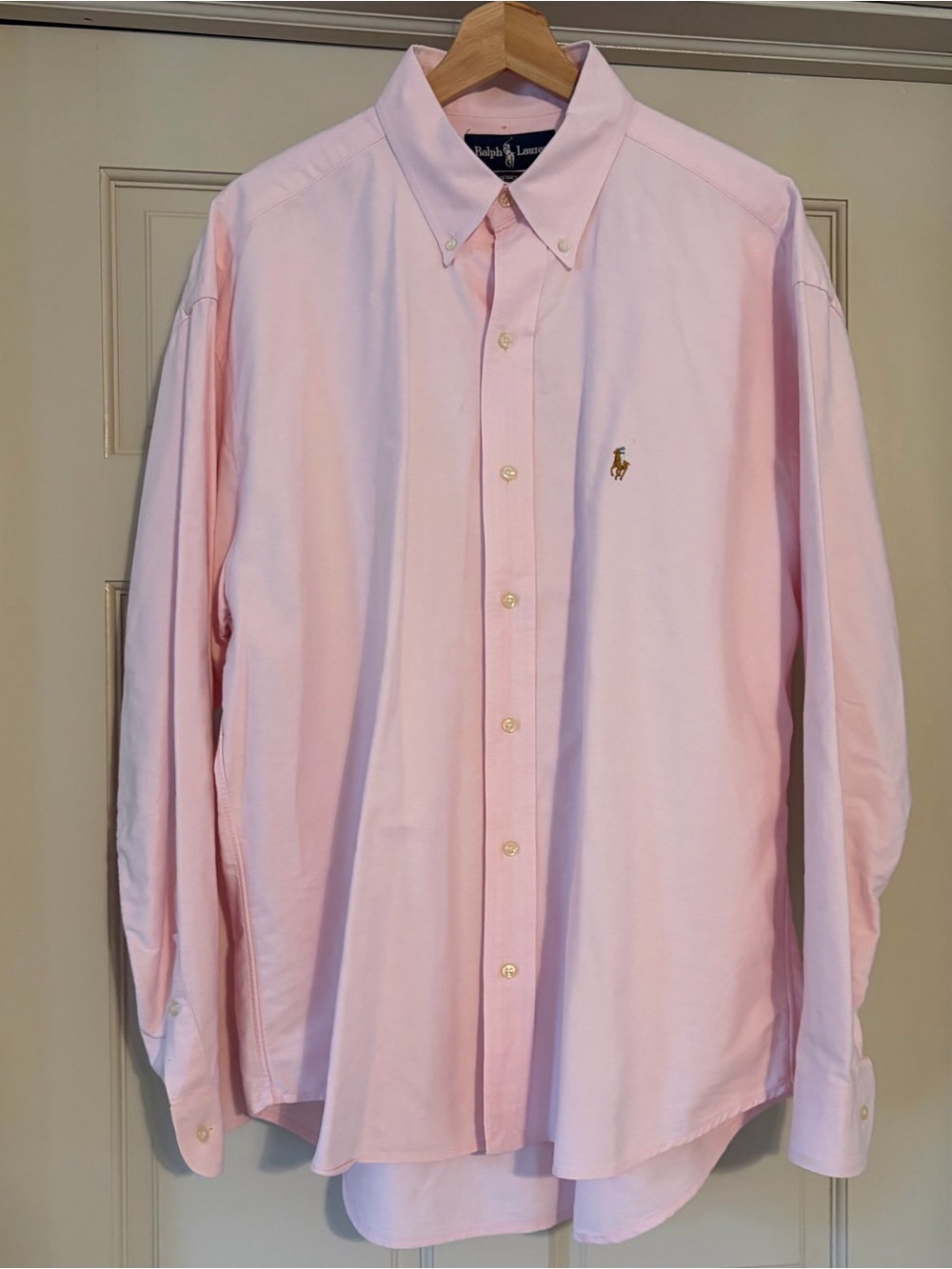 Ralph Lauren Pink Yarmouth Oxford Button Down Shirt